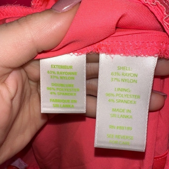 Lilly Pulitzer women’s neon pink lace skort 4 summer girly beach - Picture 12 of 12